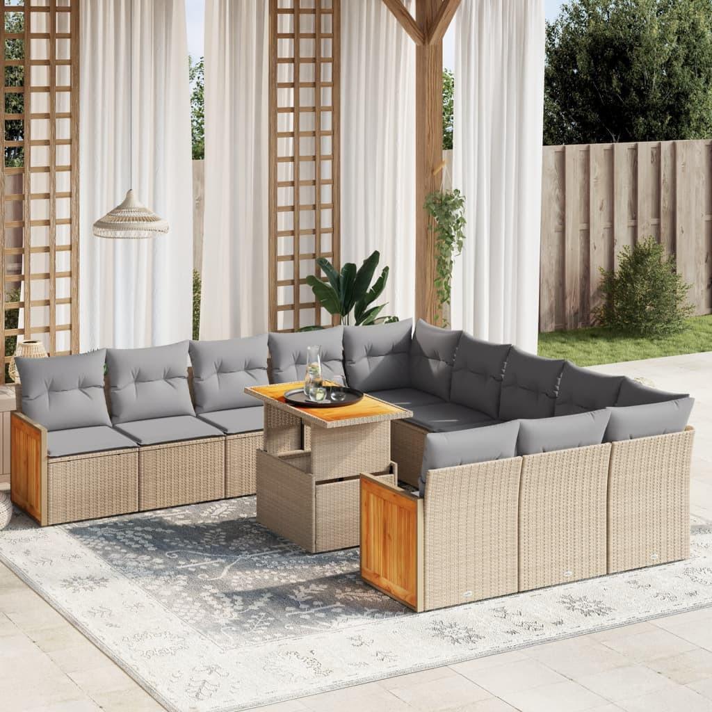 VidaXL Garten sofagarnitur poly-rattan  