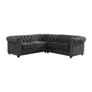 Ecksofa CHESTERFIELD Samt