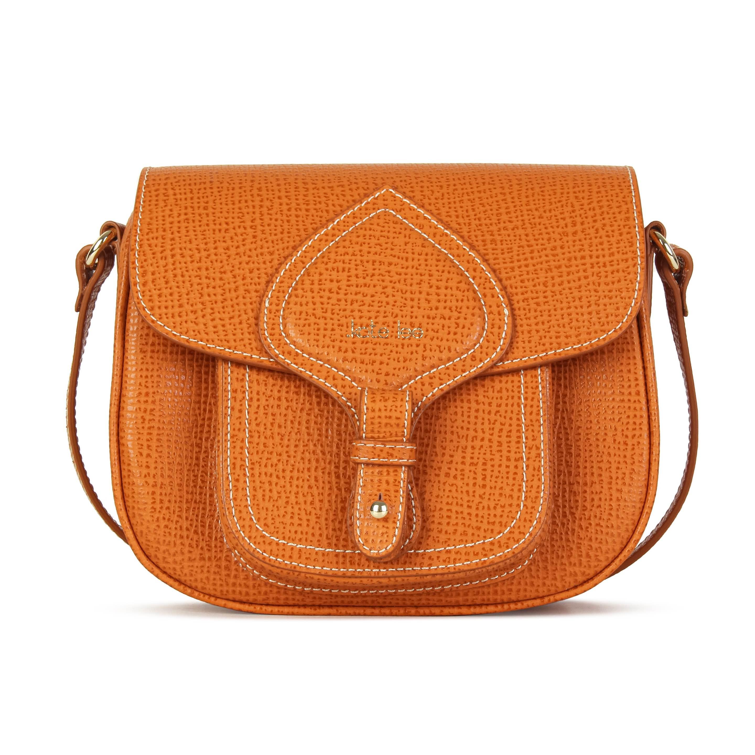 Kate Lee  Kleine Lederschultertasche Emelyne Cognac 