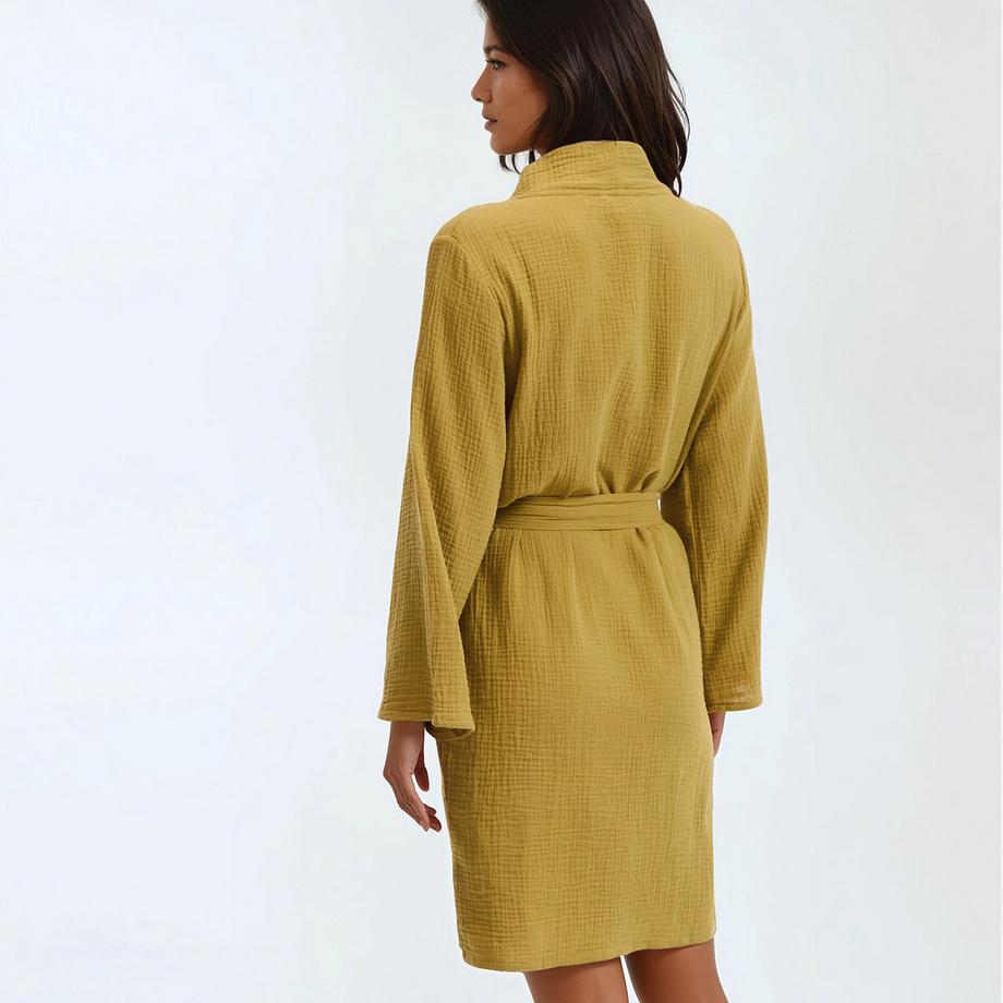 La Redoute Collections Peignoir Kimono en Gaze de Coton  