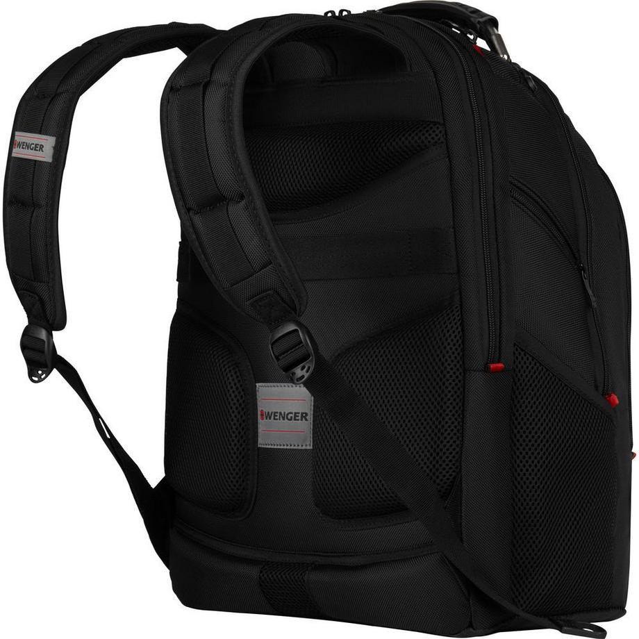 WENGER  Ibex Ballistic Deluxe 16 Laptop Backpack, Black 