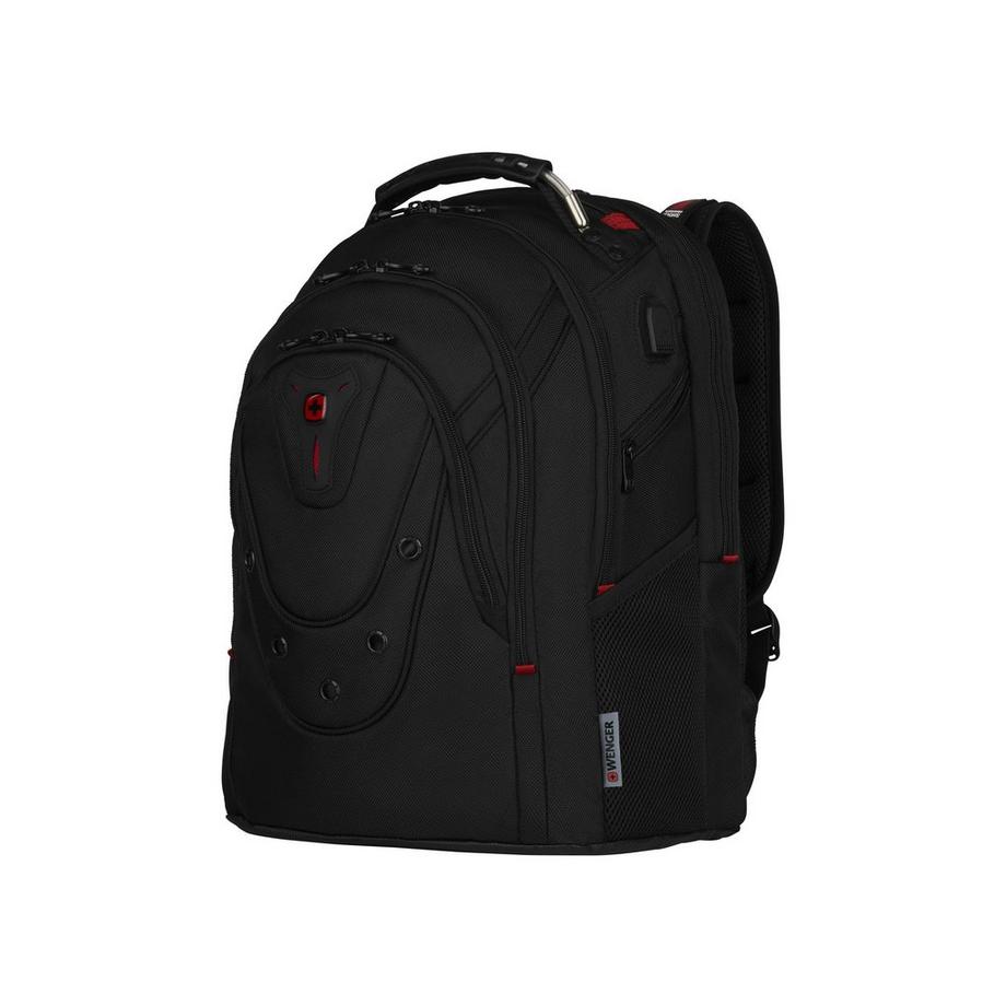 WENGER  Ibex Ballistic Deluxe 16 Laptop Backpack, Black 