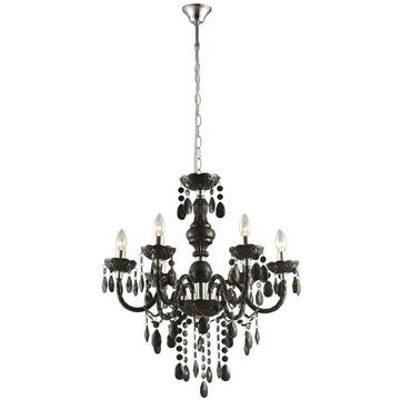 Lustre Cuimbra noir 67x67x166