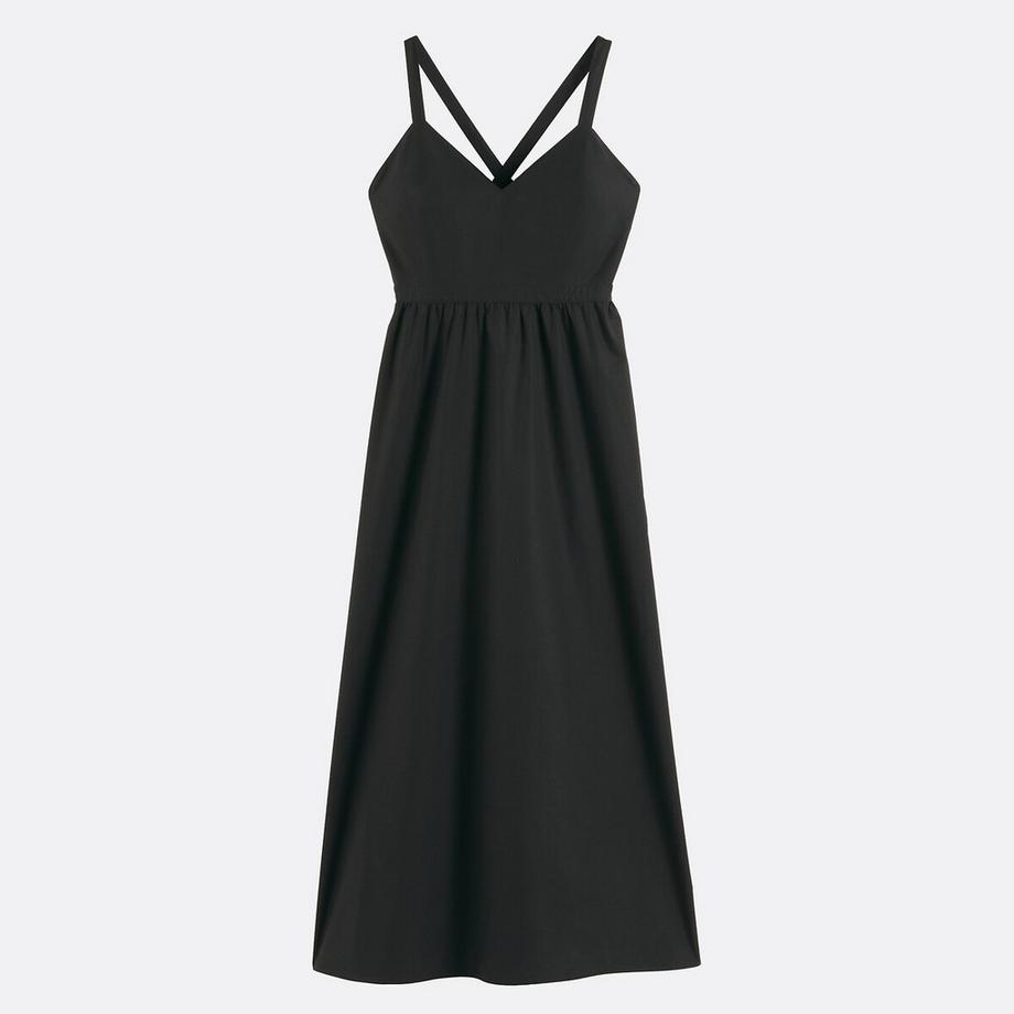 La Redoute Collections Abito Lungo Scollo a V con Spalline  