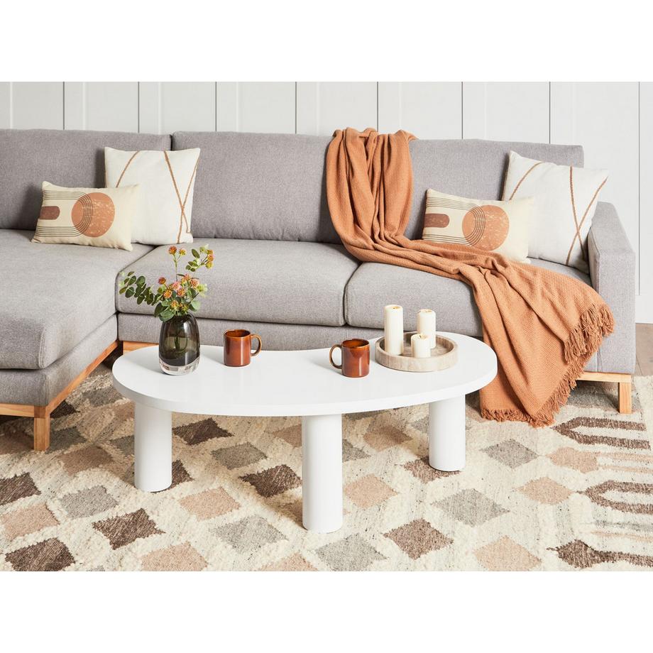 Beliani Table basse en MDF Rétro AUBURN  