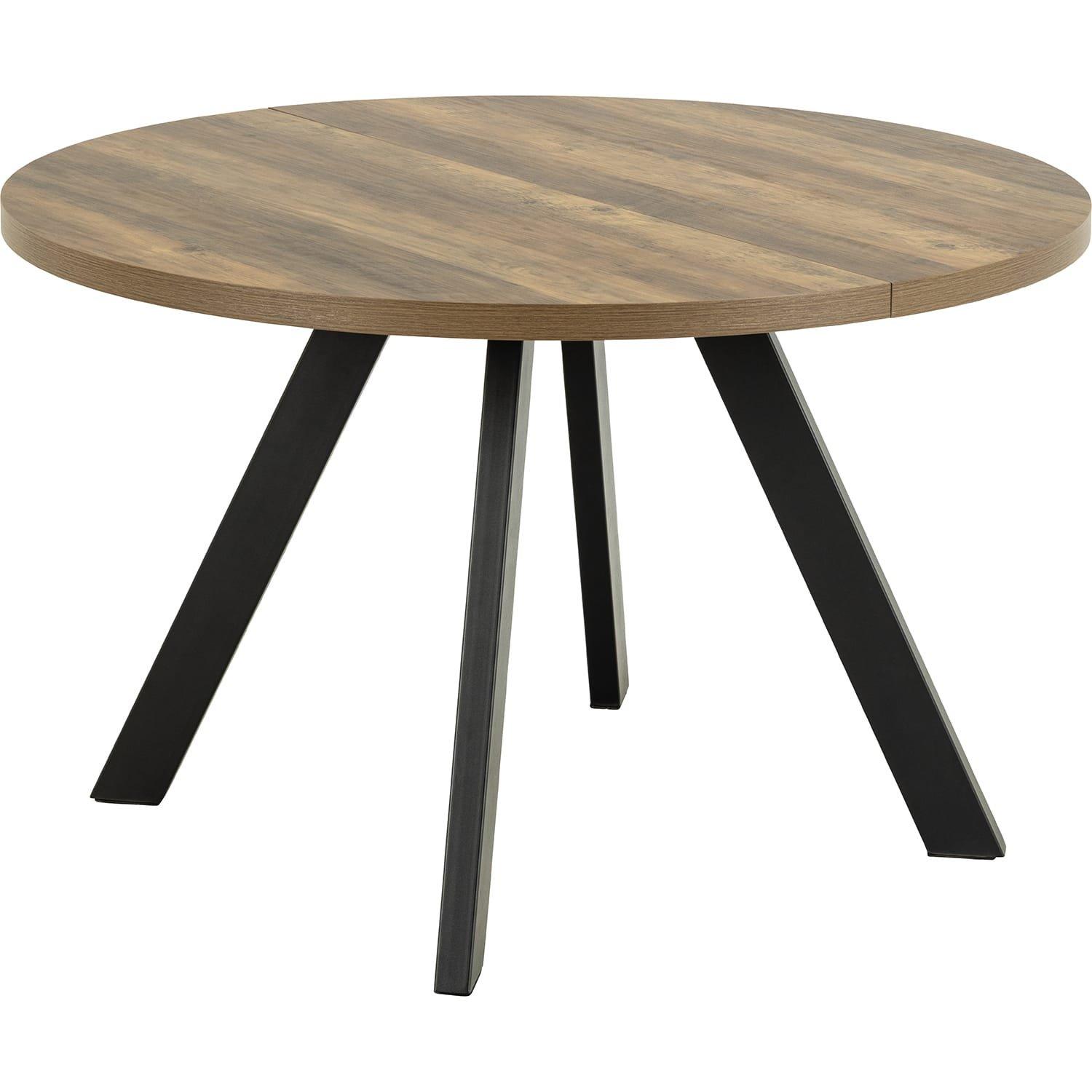 mutoni Table à manger Zinnia marron extensible 210  