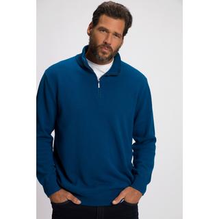 JP1880  Stricktroyer, Stehkragen, Zipper, Langarm, bis 7 XL 