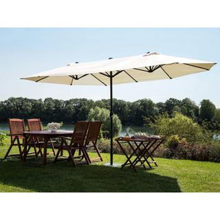 Beliani Sonnenschirm aus Stoff SIBILLA  