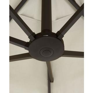 Beliani Sonnenschirm aus Stoff SIBILLA  