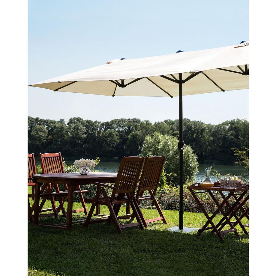 Beliani Ombrellone da giardino en Tessuto SIBILLA  