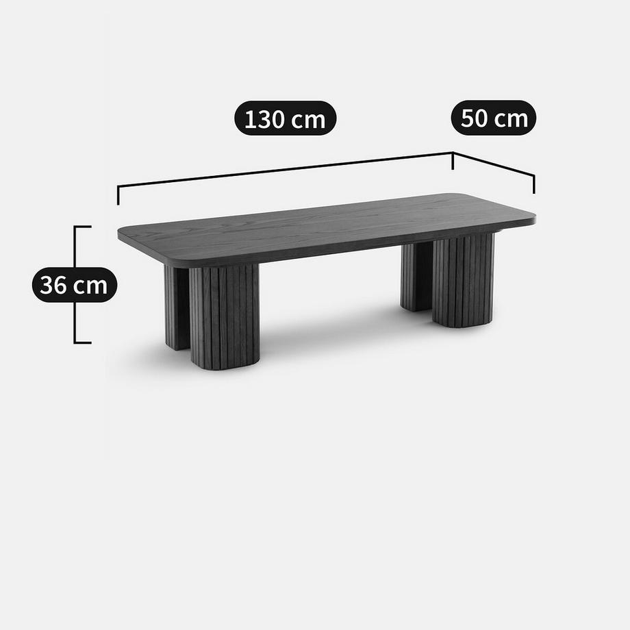 La Redoute Intérieurs Couchtisch mit Eschenfurnier  