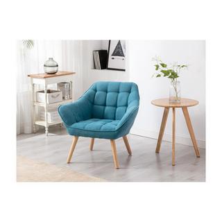 Vente-unique Canapé 2 places fauteuil en tissu CASERTA  