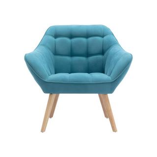 Vente-unique Canapé 2 places fauteuil en tissu CASERTA  