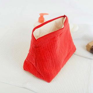   Trousse de Toilette en Coton Bio Fraise 