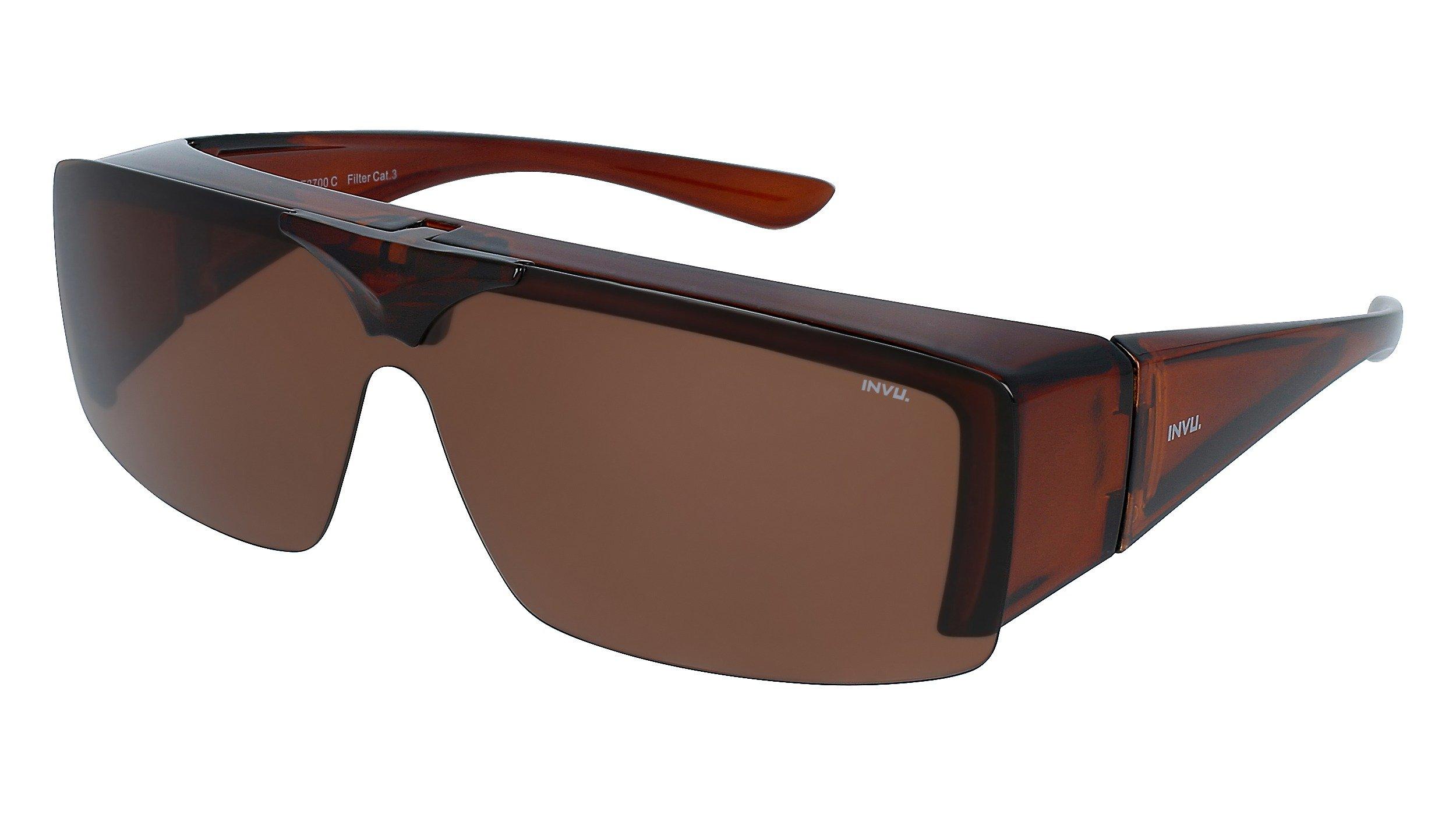 INVU Lunettes de soleil polarisées Easyfit avec étui  