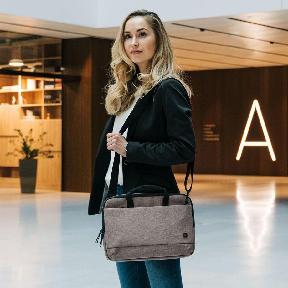 DICOTA  Notebooktasche Eco Slim Case Motion 15.6 , Hellgrau 