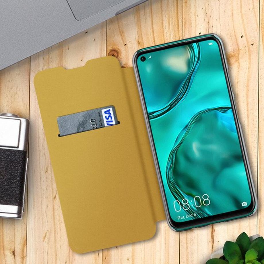 Avizar  Book Cover Huawei P40 Lite Gold 