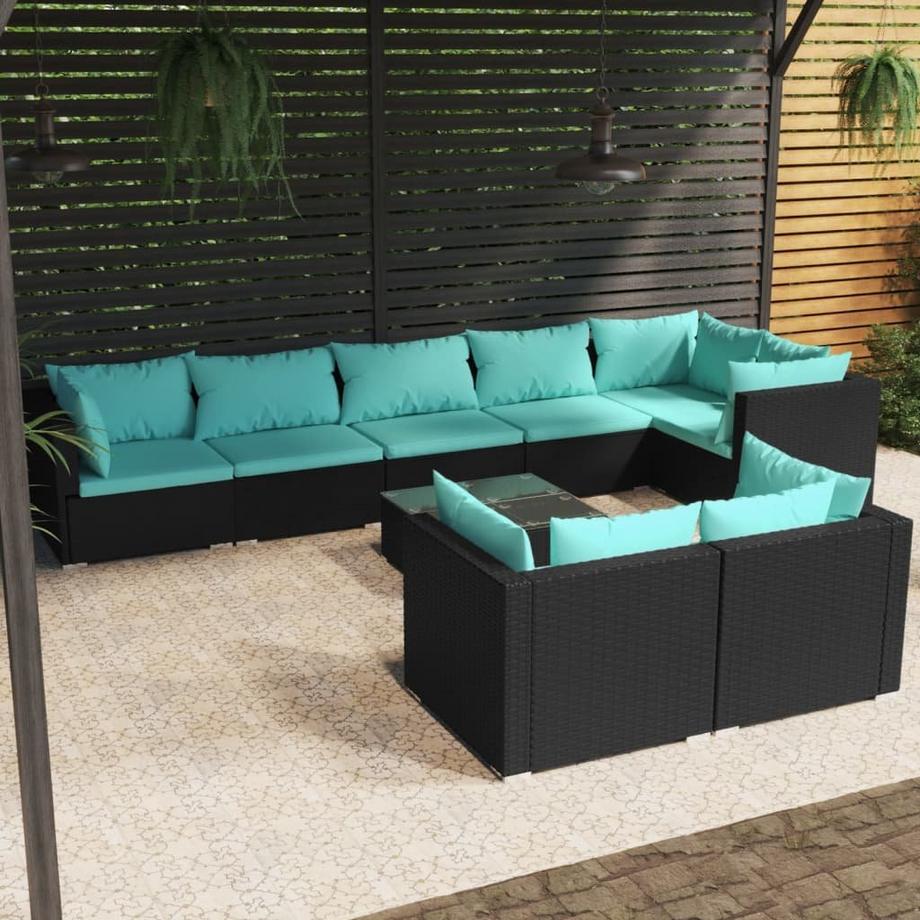 VidaXL set salotto da giardino  