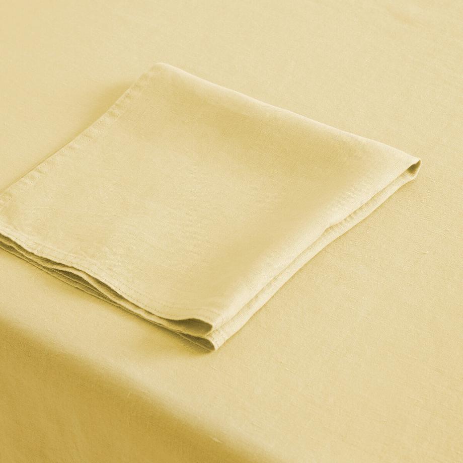 La Redoute Intérieurs Lot de 4 serviettes de table lin lavé Victorine  