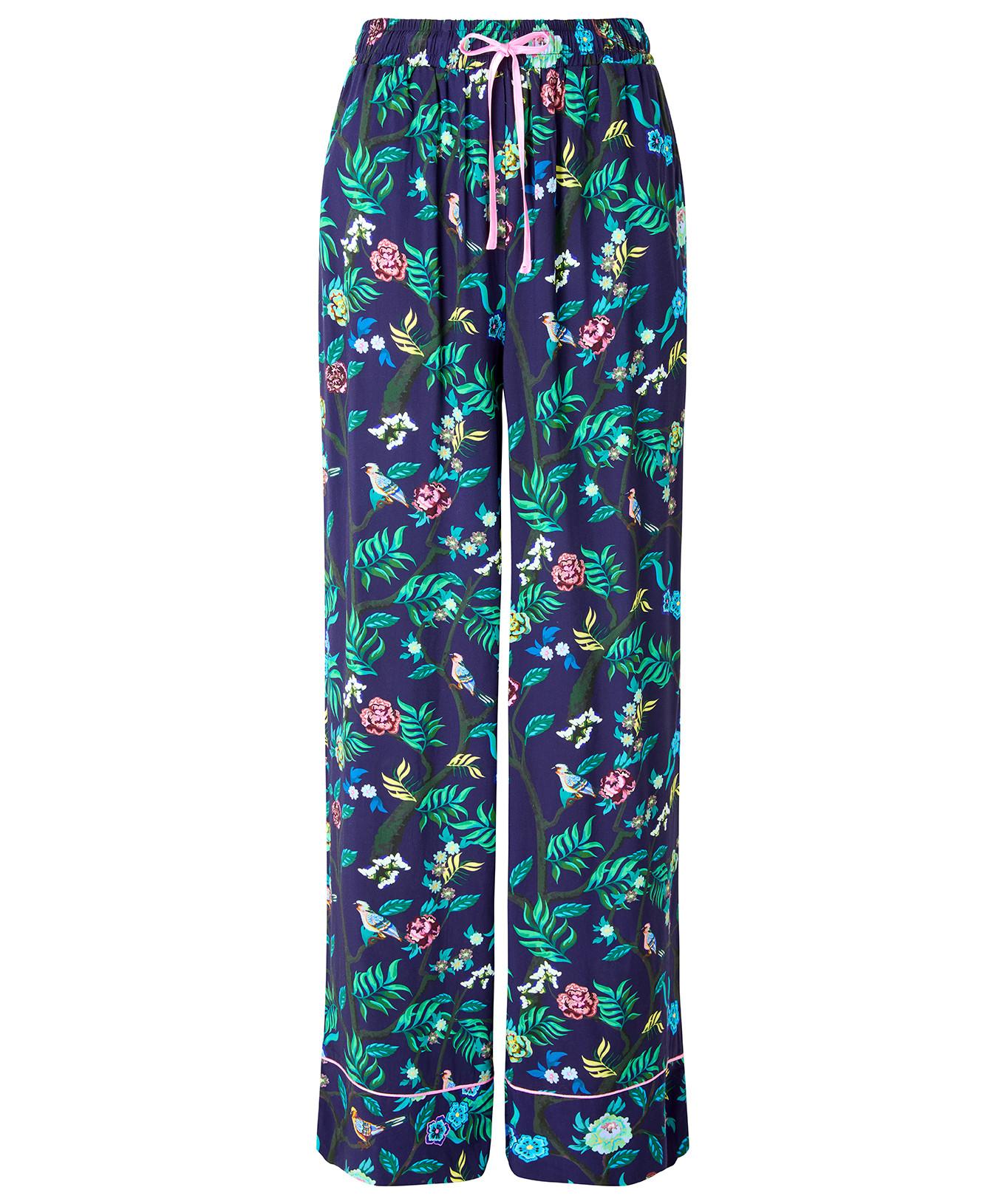 Joe Browns Boutique Pyjamahose mit Blumenprint weitem Bein  