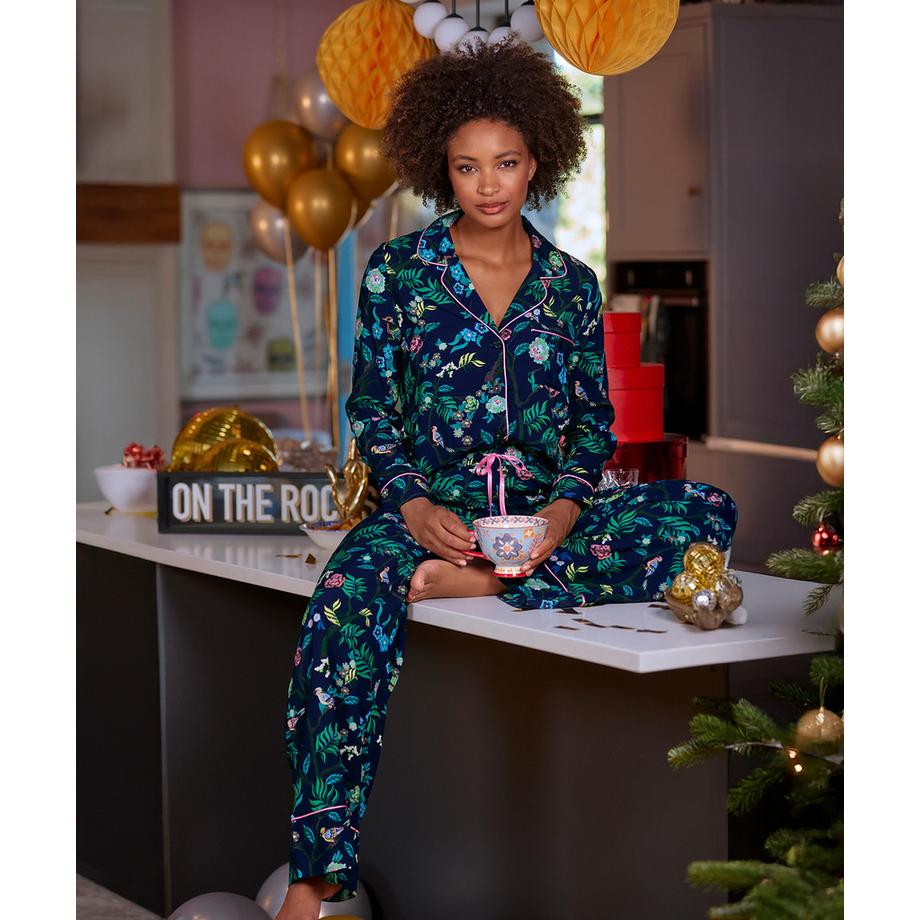 Joe Browns Boutique Blumenprint Weites Bein Pyjamahose  