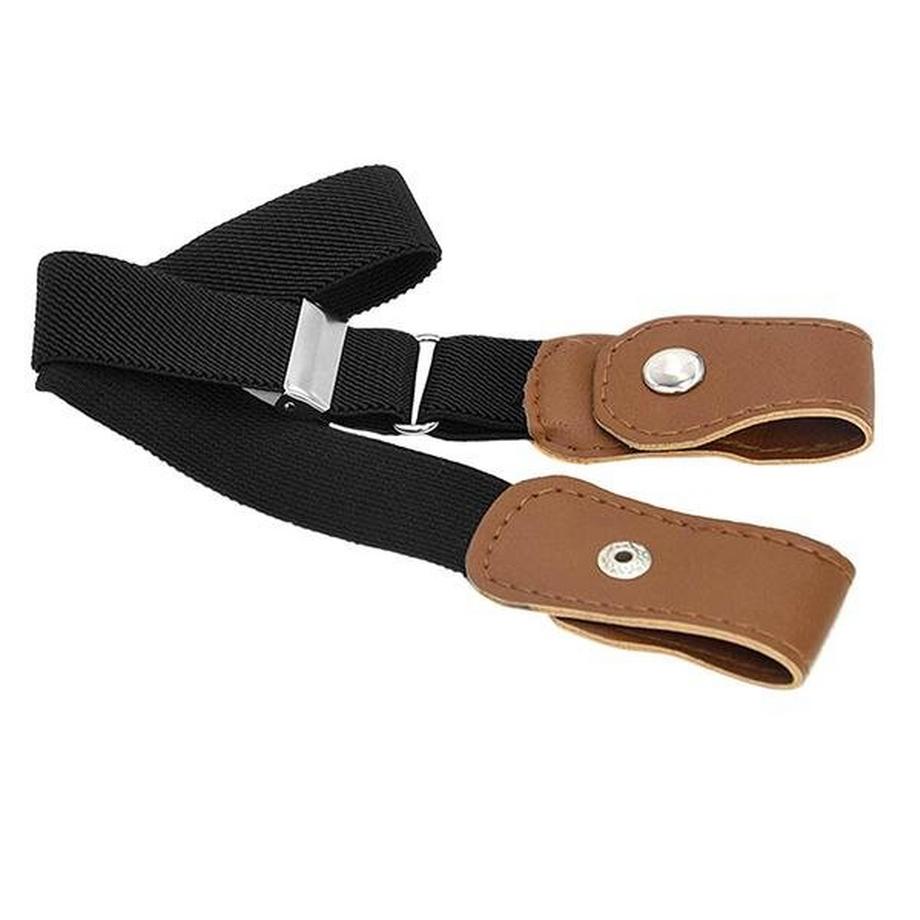 B2X Ceinture Élastique sans Boucle de Ceinture Noir  