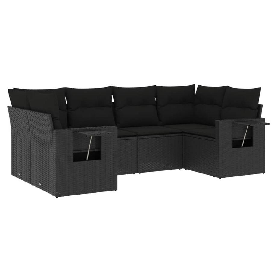 set divano da giardino Polirattan