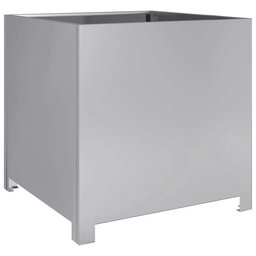 VidaXL - Jardinière acier, One Size, Argent