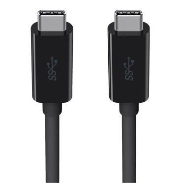 belkin  F2CU049bt2M-BLK cavo USB 2 m USB 3.2 Gen 1 (3.1 Gen 1) USB C Nero 