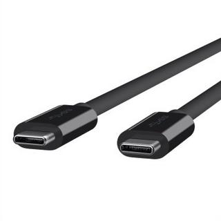 belkin  F2CU049bt2M-BLK cavo USB 2 m USB 3.2 Gen 1 (3.1 Gen 1) USB C Nero 