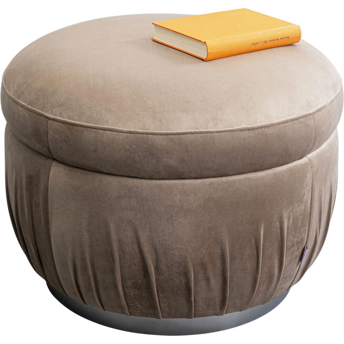 KARE Design Tabouret Nube gris rond 56  