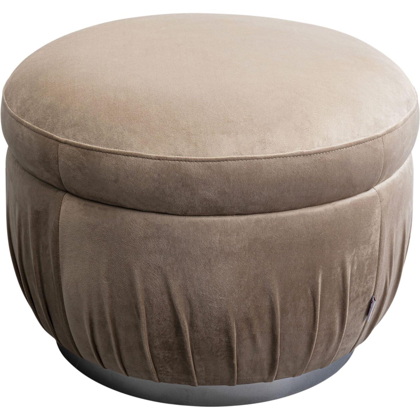 KARE Design Sgabello Nube grigio tondo 56  