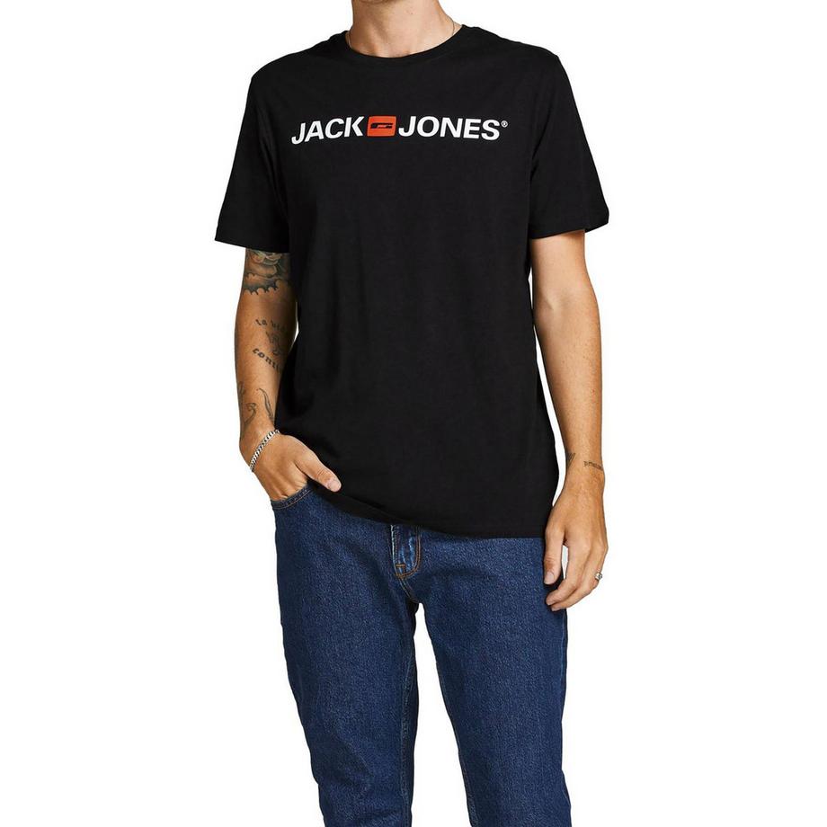 JACK & JONES  T-Shirt  6er Pack Bequem sitzend-JJECORP LOGO TEE CREW NECK 6PK 