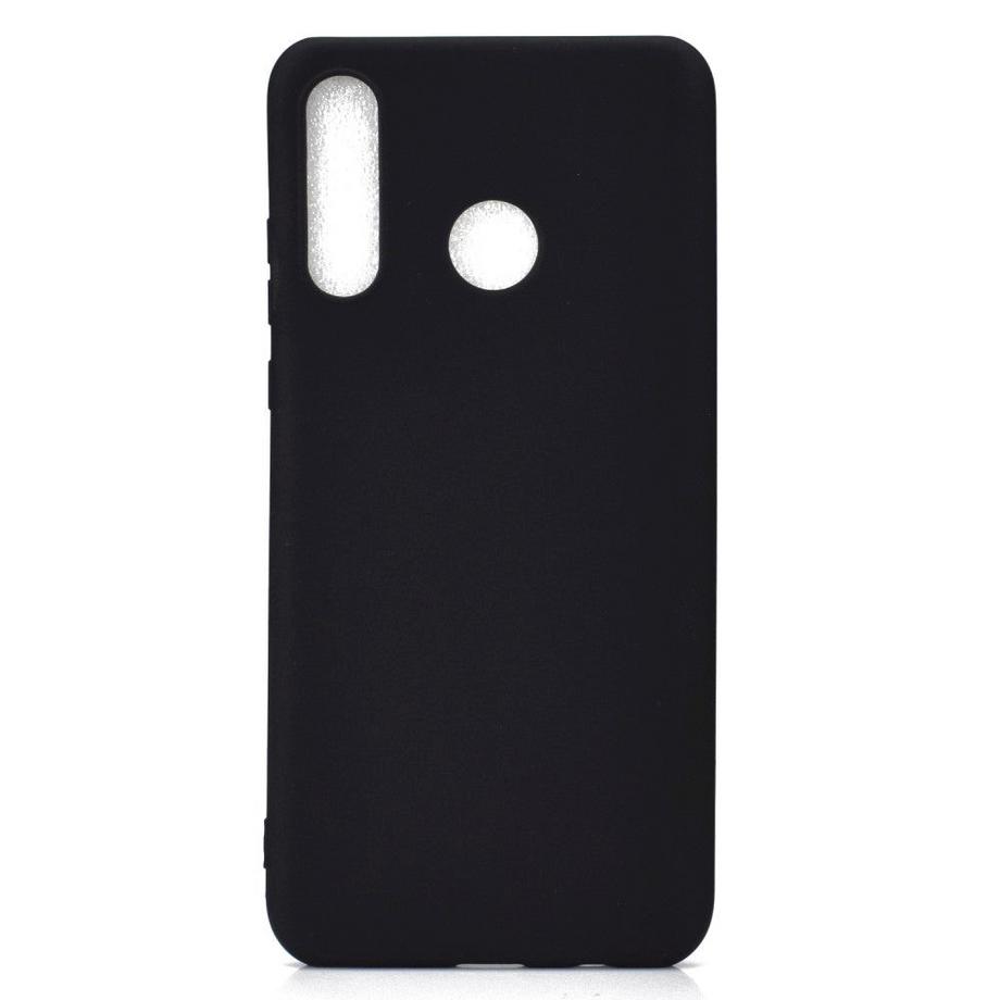 Cover-Discount  Huawei P30 Lite - Matte Silikon Gummi Hülle Schwarz 
