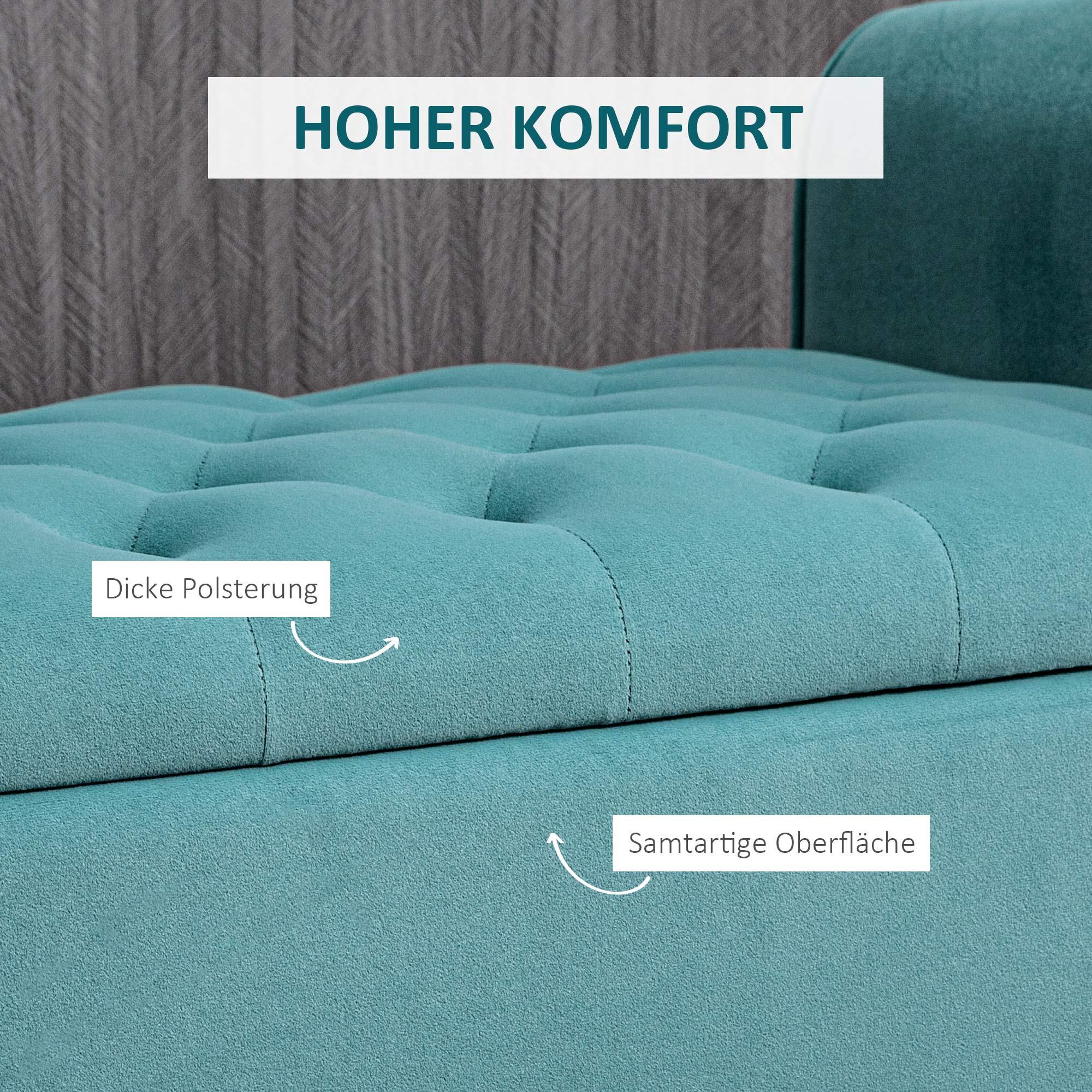 HOMCOM  Banquette rembourrée 