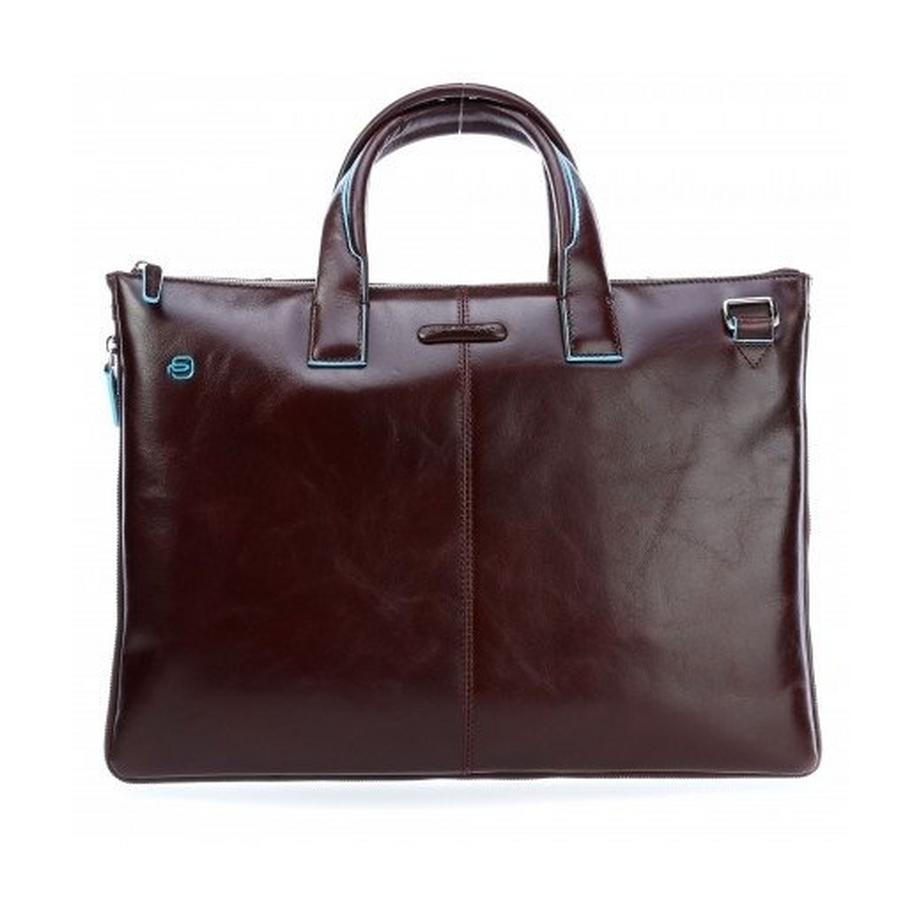 Piquadro Blue Square Schmale Erweiterbare Laptoptasche  