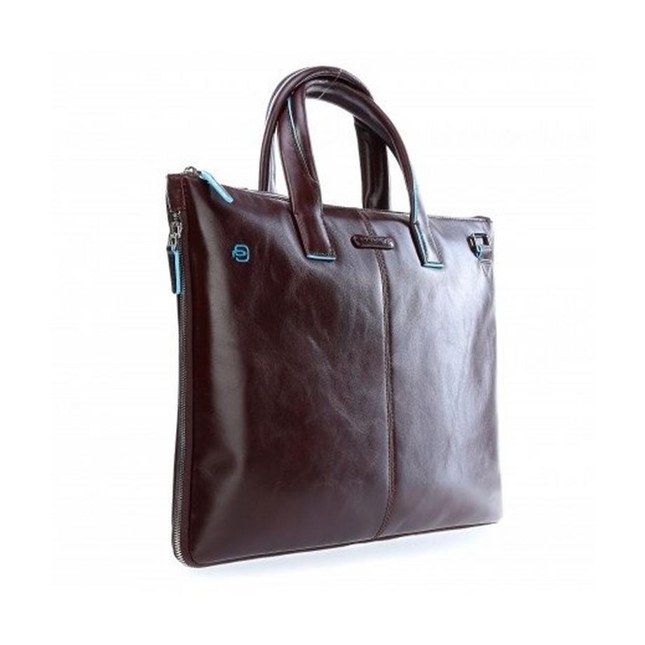 Piquadro Blue Square Schmale Erweiterbare Laptoptasche  