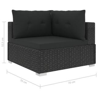 VidaXL Garten-lounge-set poly-rattan  