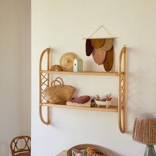 Tikamoon Etagère murale enfant en rotin Marius  