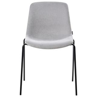 Beliani Lot de 4 chaises de salle à manger en Tissu Moderne TILLER  
