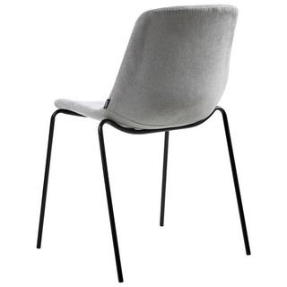 Beliani Lot de 4 chaises de salle à manger en Tissu Moderne TILLER  