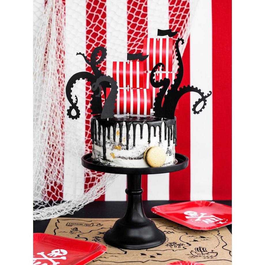 PartyDeco Kuchen-Topper Piraten  