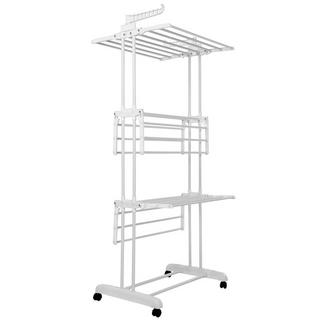 Northio Stendibiancheria mobile e stendibiancheria - bianco  