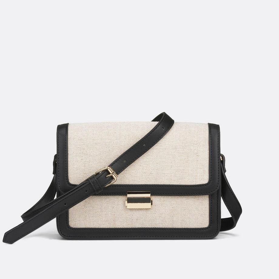 La Redoute Collections Sac bandoulière bi-matière  