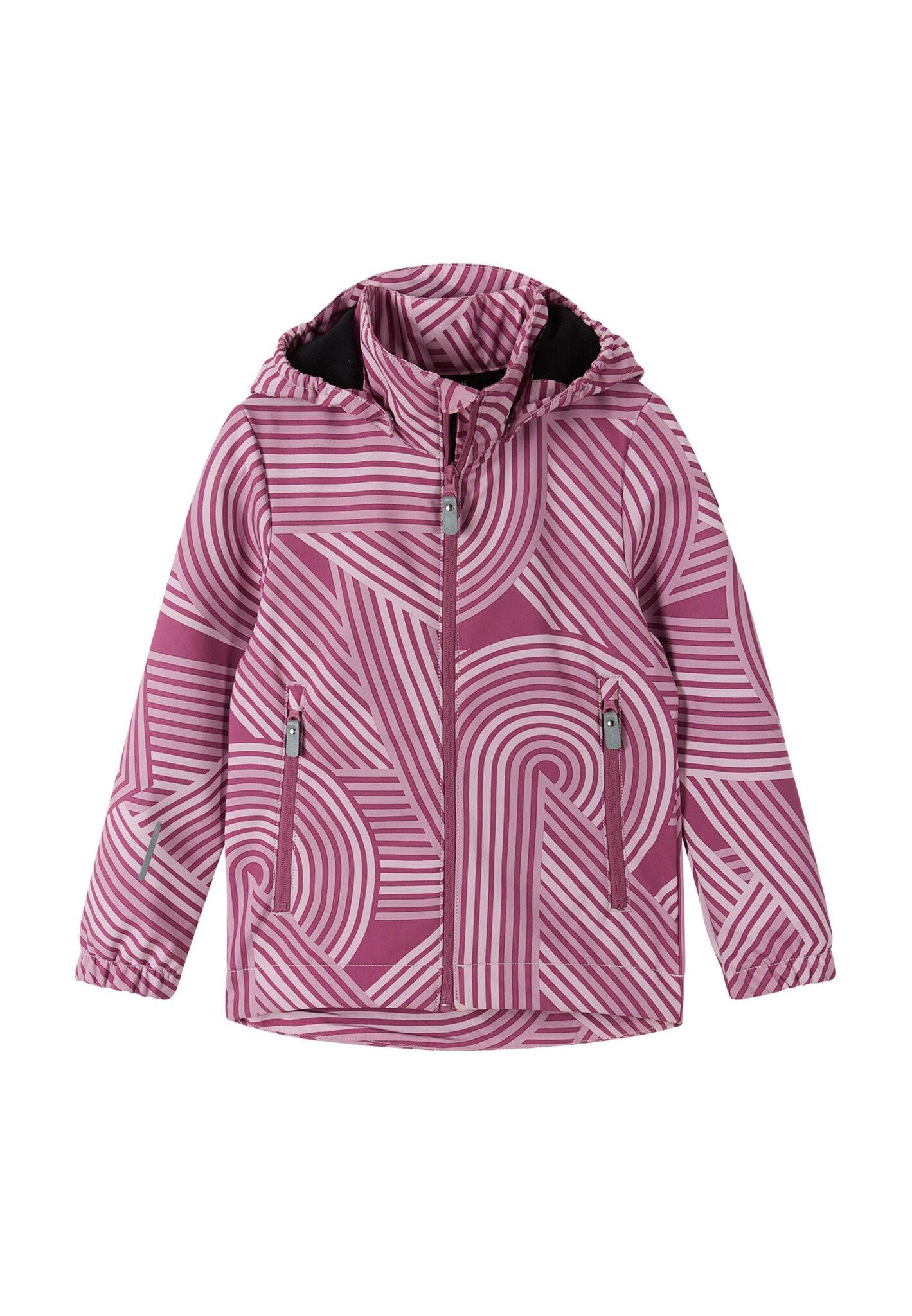 Reima  tec Kinder Softshelljacke Kuusela Pale rose 