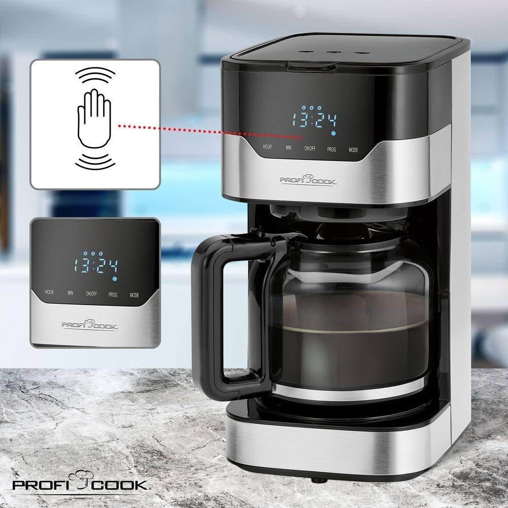 Profi Cook Kaffeeautomat 14 Tassen Sensor Touch  