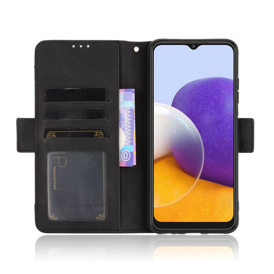Cover-Discount  Galaxy A22 5G - Etui avec de nombreuses poches pour cartes 
