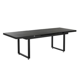 Beliani Table de jardin en Aluminium Traditionnel VALCANETTO  