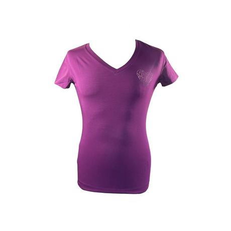 GUESS Heart V-Ausschnitt T-Shirt  