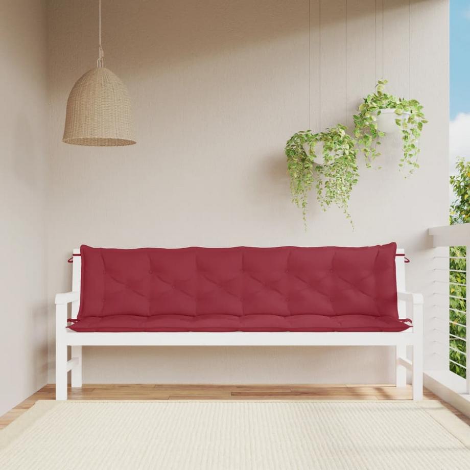 VidaXL Coussin de banc de jardin tissu  